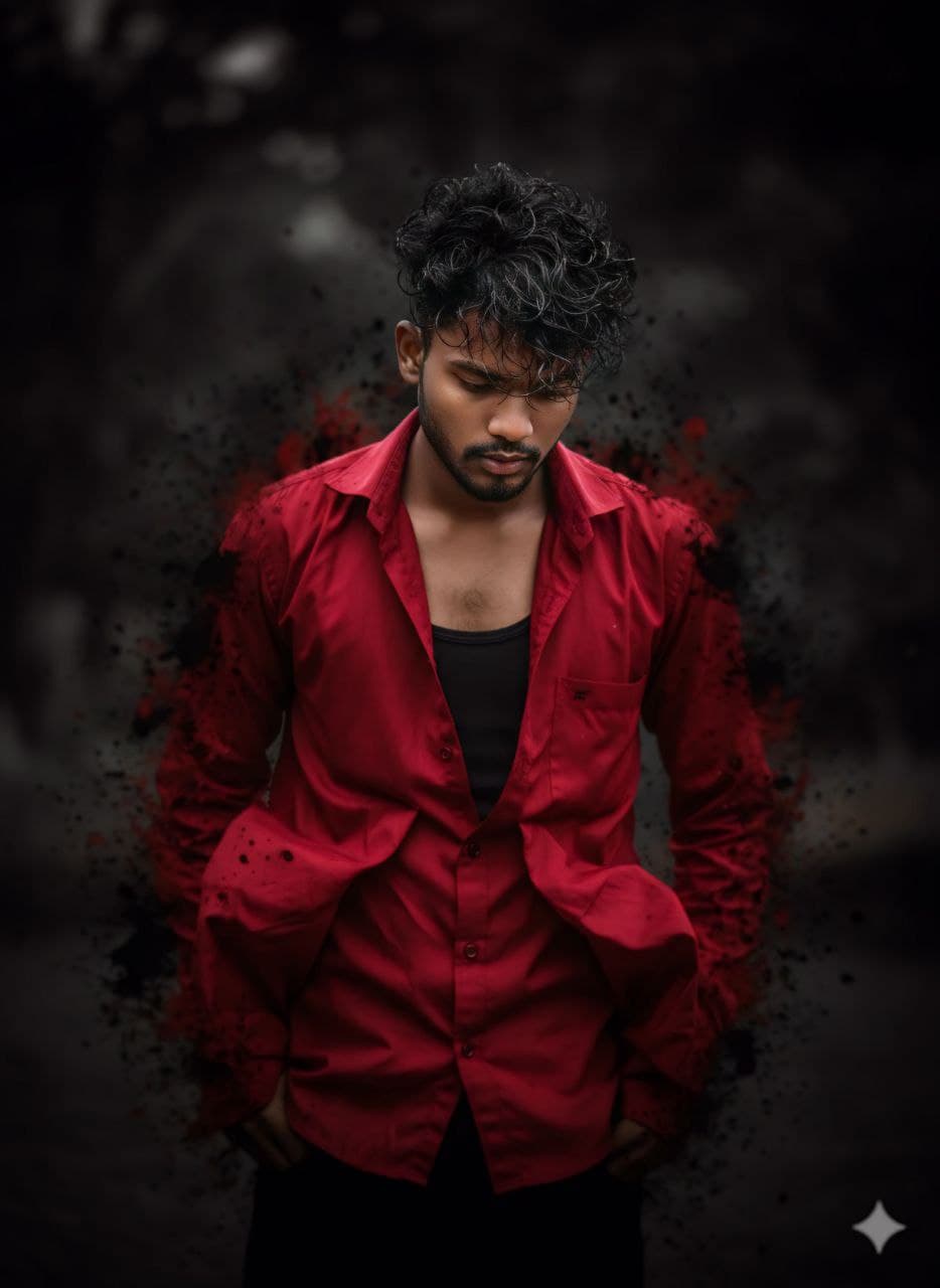 Intense Action Hero Style Portrait