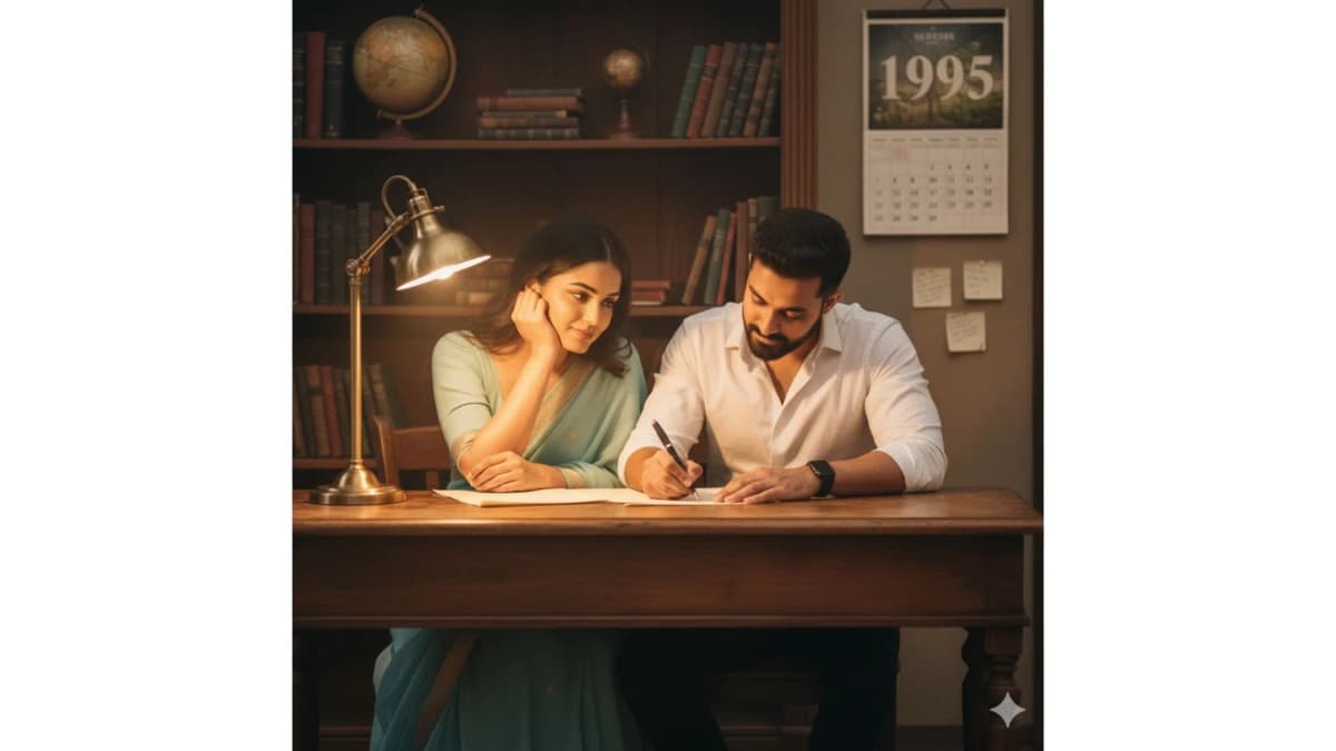 Vintage Study Room Couple Aesthetic